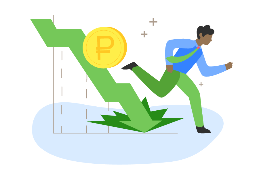 Man running for money